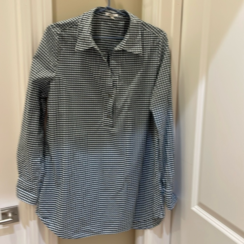 Tyler Boe checked tunic top